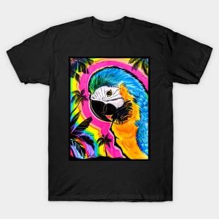 Petree the Blue and Gold Macaw T-Shirt